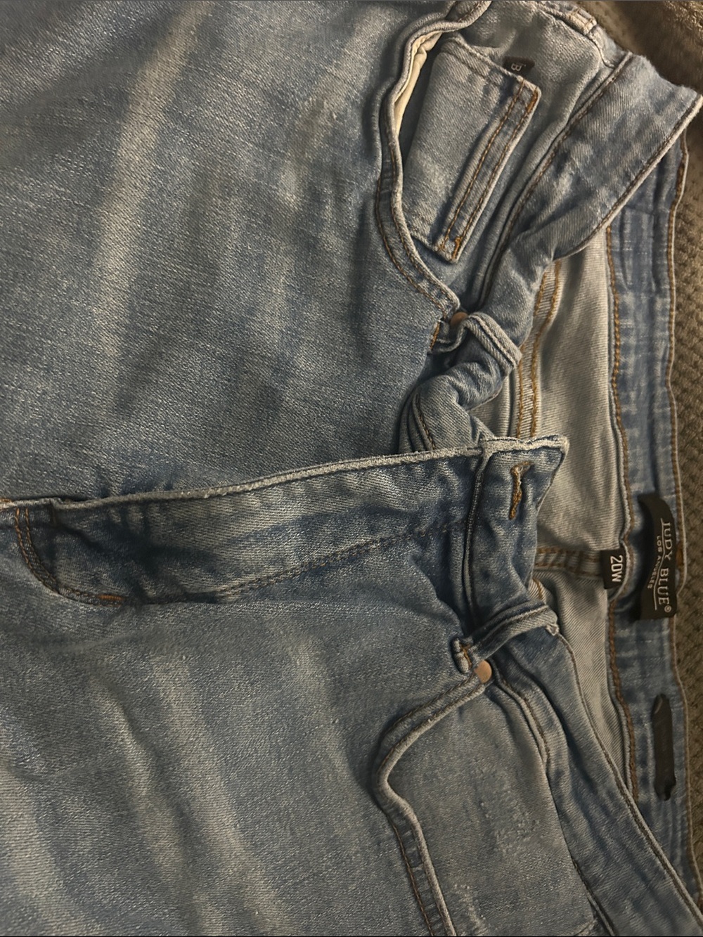 Judy Blue plus size skinny jeans, light wash
